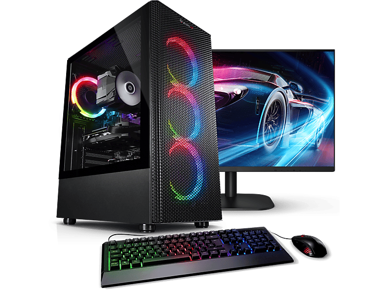 KIEBEL Lightning 12 Intel Core i7-12700KF, Komplettsysteme Gaming mit Core i7-12700KF Prozessor, 32 GB RAM, 1 TB SSD, GeForce RTX 3060, 8 GB