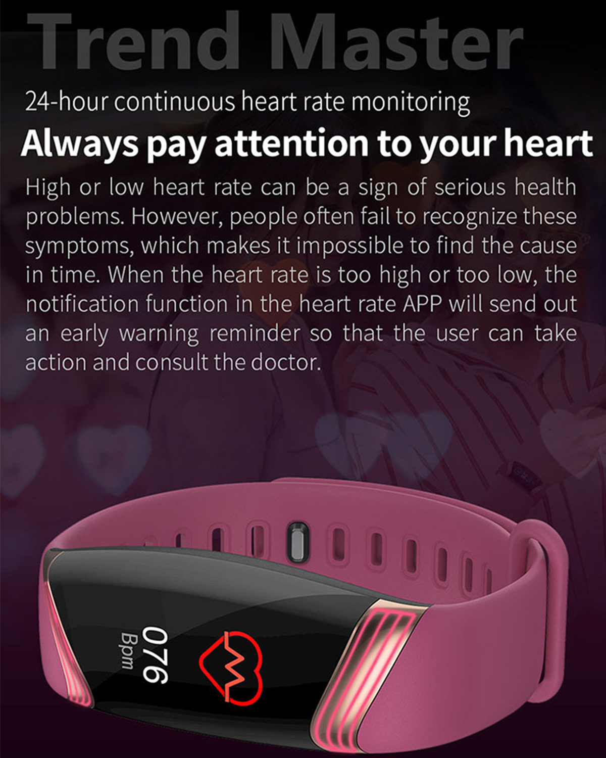 BRIGHTAKE SmartLife Silber Tage 14 Silikon, & Trainingsmodi! Herzfrequenzüberwachung Companion: Akkulaufzeit, Smartwatch