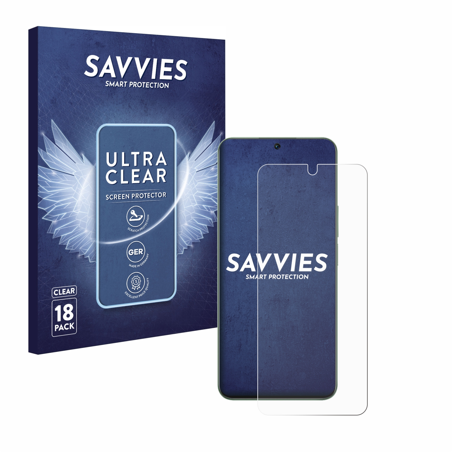 klare SAVVIES Schutzfolie(für Honor X40i) 18x