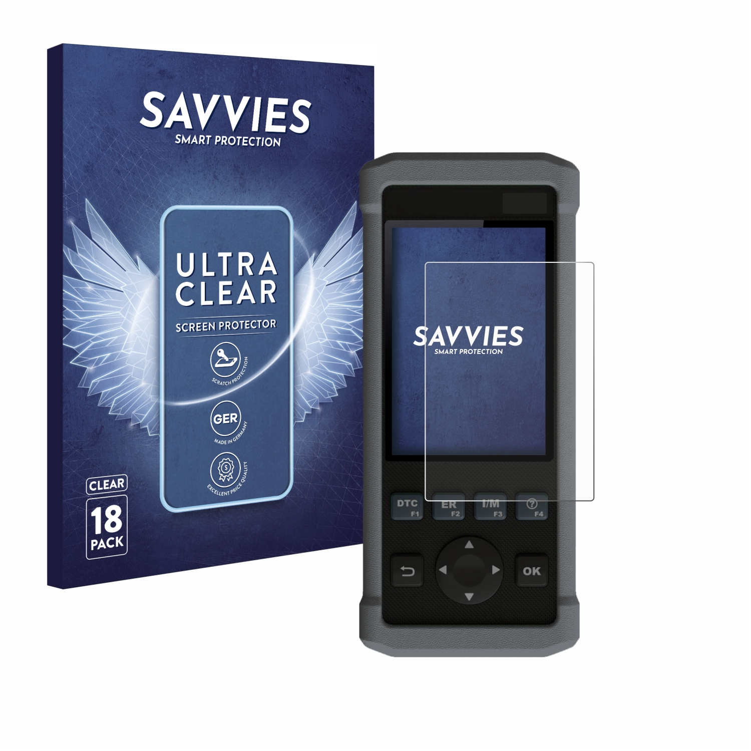 klare Creader 18x 5) SAVVIES Series Launch Schutzfolie(für