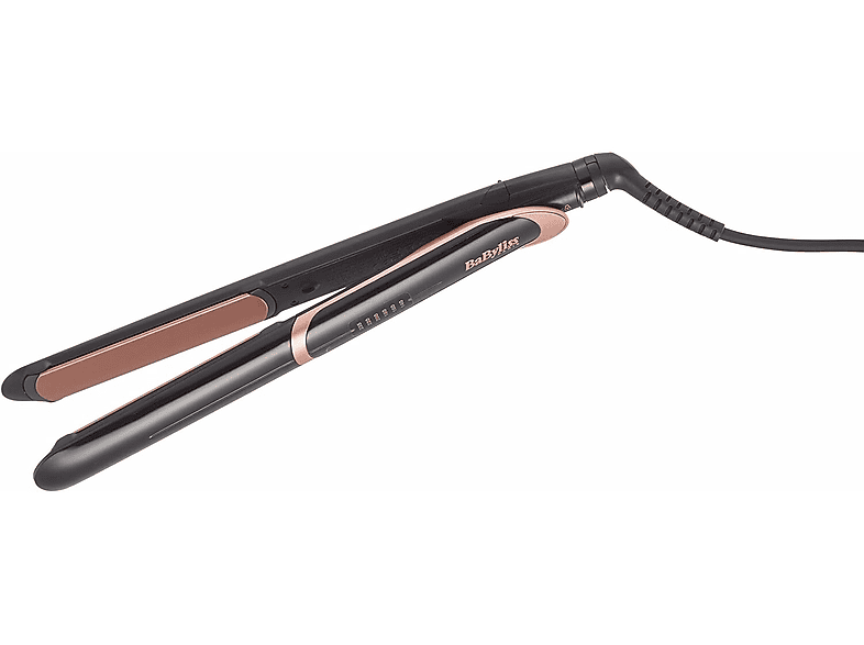 BABYLISS ST 391E SUPER SMOOTH 235 SCHWARZ GOLD Glätteisen,  Temperaturstufen: