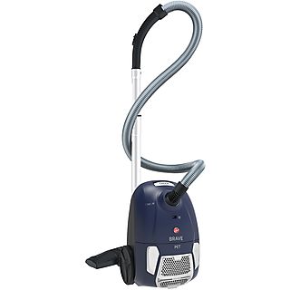 Aspirador con bolsa - HOOVER BV60PET 011, 700 W, 2,3 l, Azul