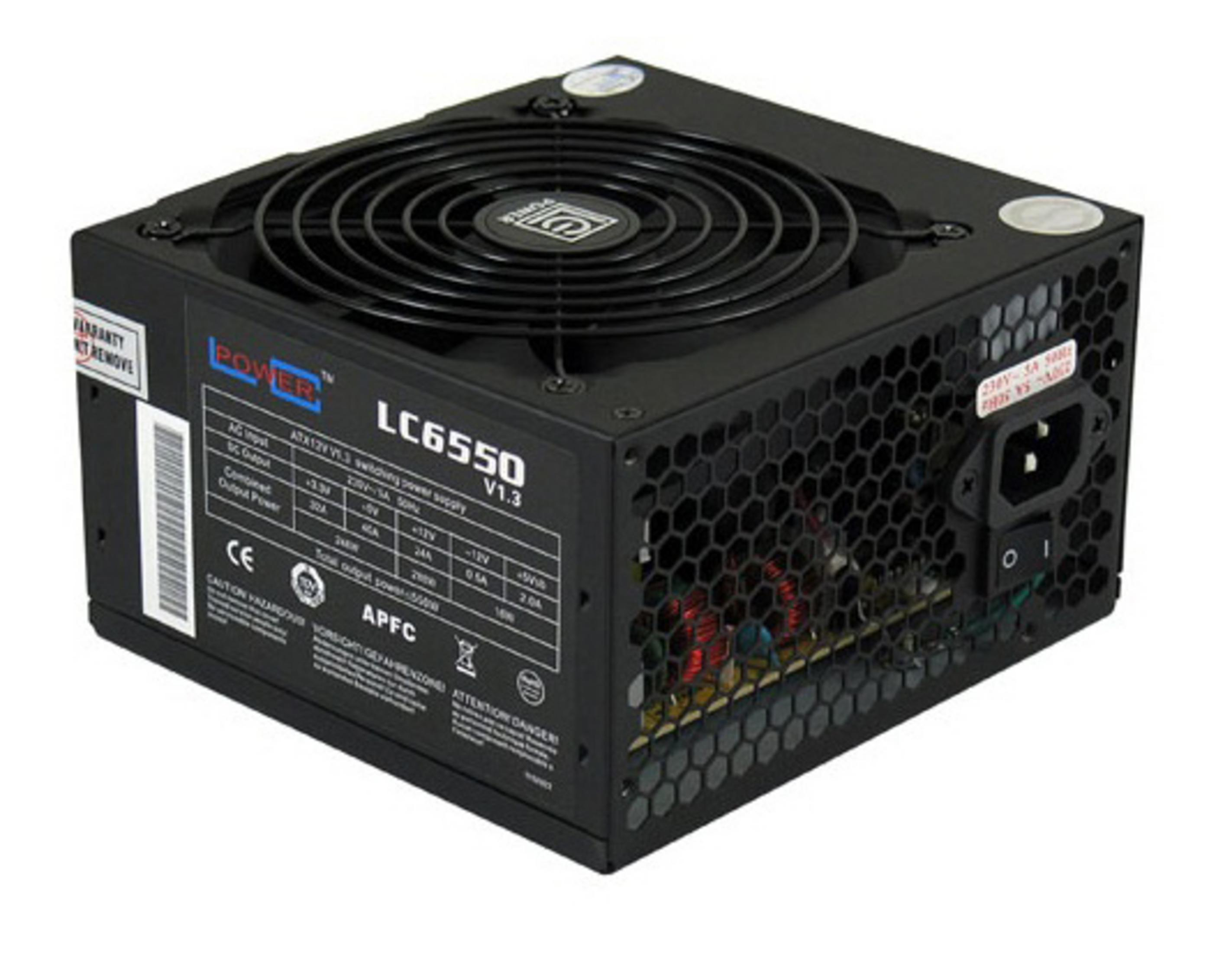 Strom LC-Power 550W, V2.3, Super-Silent-Serie, Netzteile LC6550 ATX-Netzteil Watt LC 550 80+ POWER