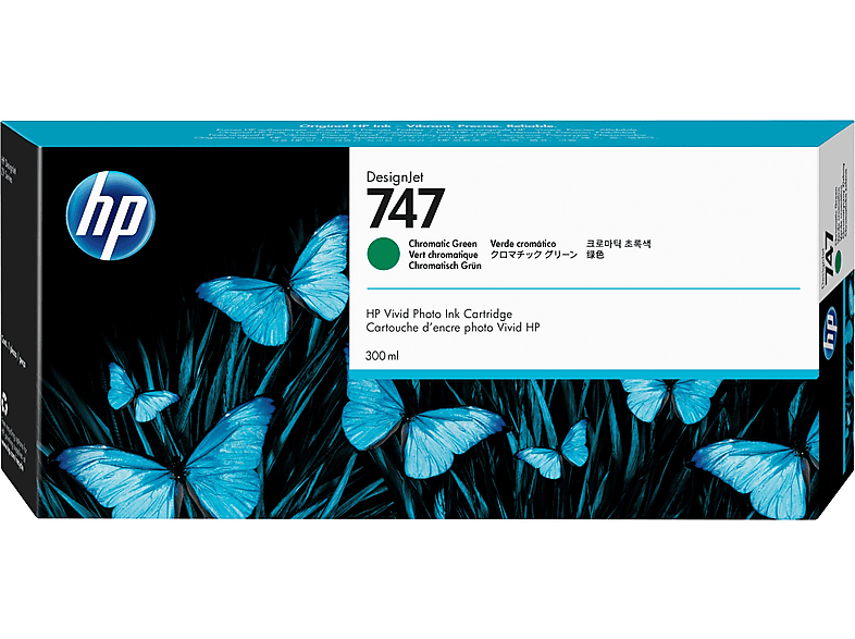 HP 747 Tinte (P2V84A) grün