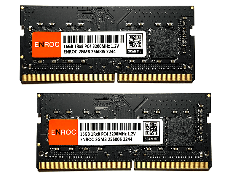 DDR4 DDR4 SO-DIMM ENROC ERC880 32GB MHz 32 Arbeitsspeicher Kit GB RAM (2x16GB) 3200