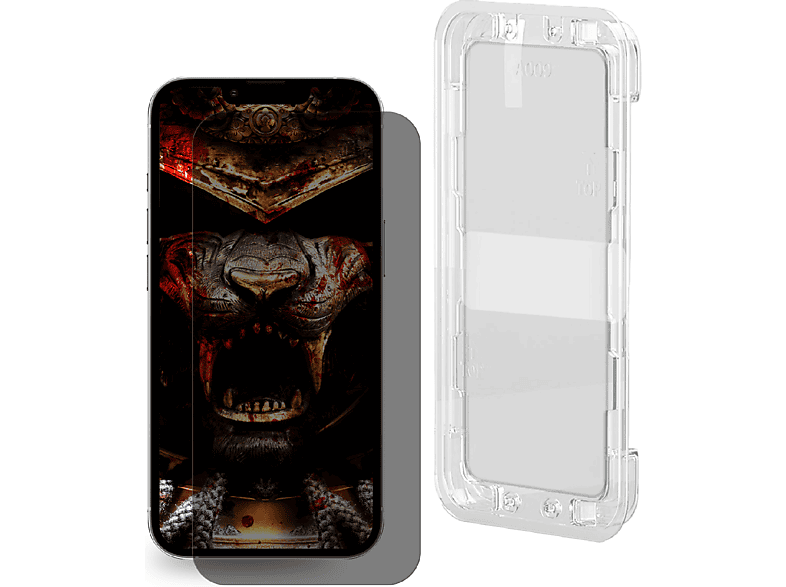 9H Displayschutzfolie(für PRIVACY Apple 13) ANTI-SPY Panzerhartglas 1x iPhone PROTECTORKING
