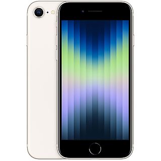 REACONDICIONADO C: Móvil - APPLE iPhone SE (3ª gen.), Blanco Estrella, 256 GB, 4 GB RAM, 4,7 ", Chip A15 Bionic, iOS