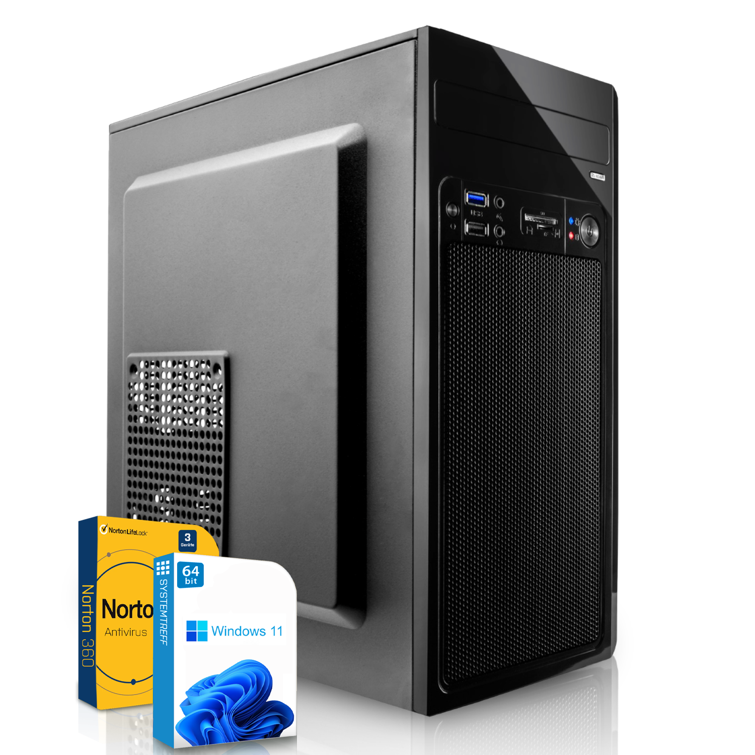 GB SYSTEMTREFF mSSD, Intel® 11 Windows Office Prozessor, UHD i3 i3-12300, RAM, Core™ 512 GB Intel® PC 16 Pro, Office Intel Core mit 730
