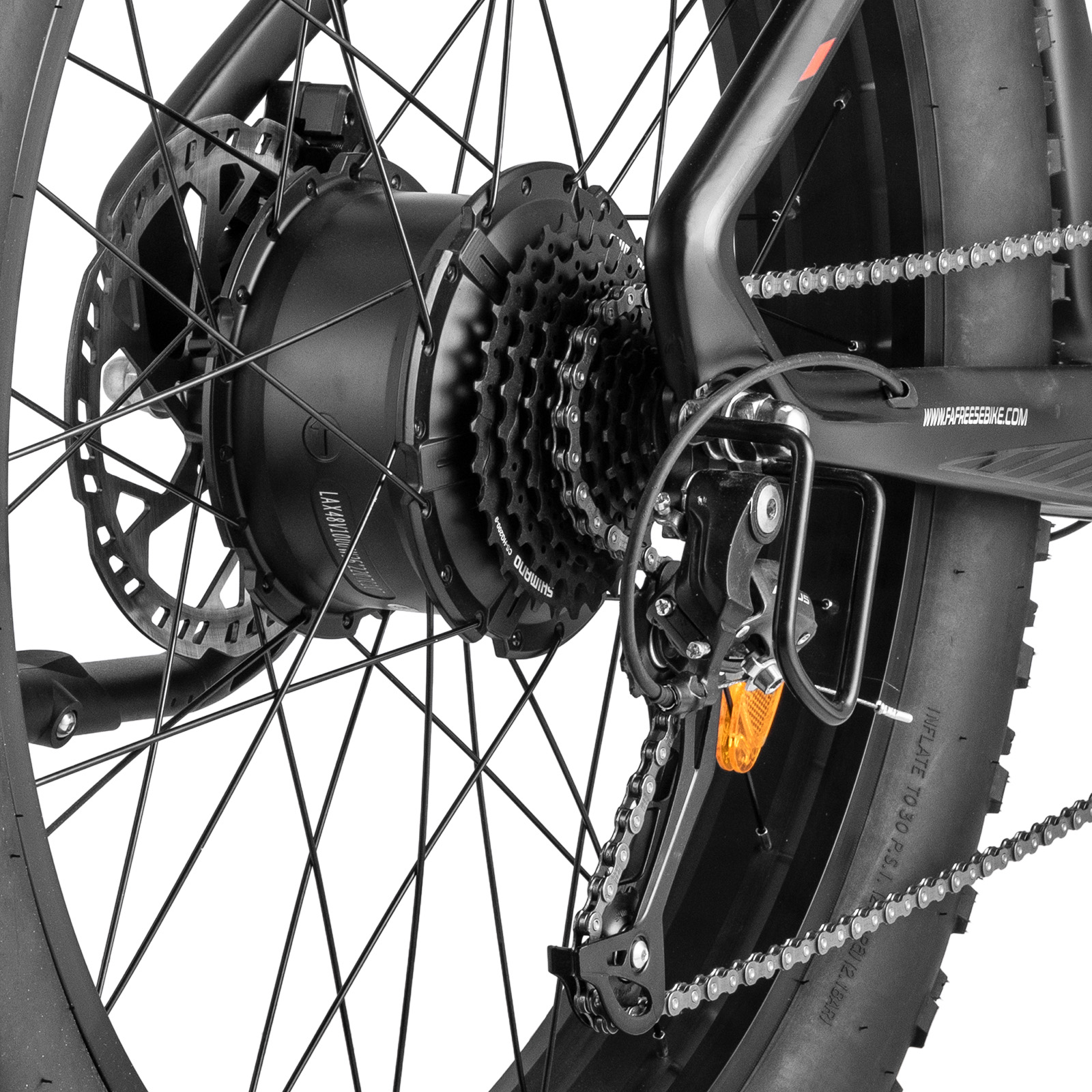 FAFREES F26 CarbonM E-bike Terrain (ATB) 26 (Laufradgröße: Schwarz) All Bike Unisex-Rad, Zoll