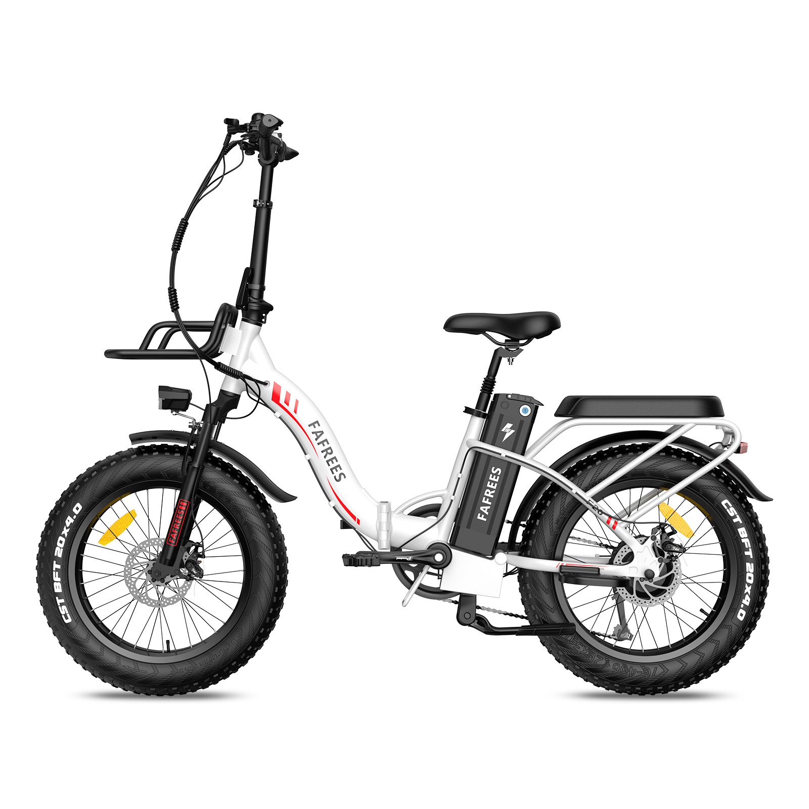 FAFREES F20 Max E-bike Unisex-Rad, 20 (ATB) (Laufradgröße: Zoll, Bike All Terrain Schwarz)