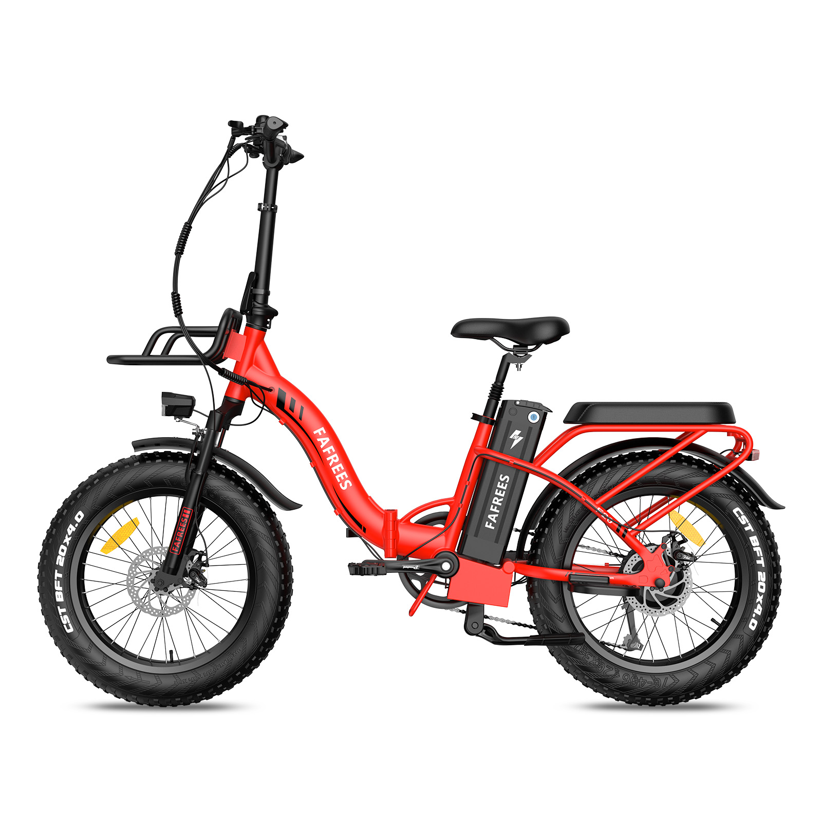 FAFREES F20 Max E-bike Unisex-Rad, 20 (ATB) (Laufradgröße: Zoll, Bike All Terrain Schwarz)