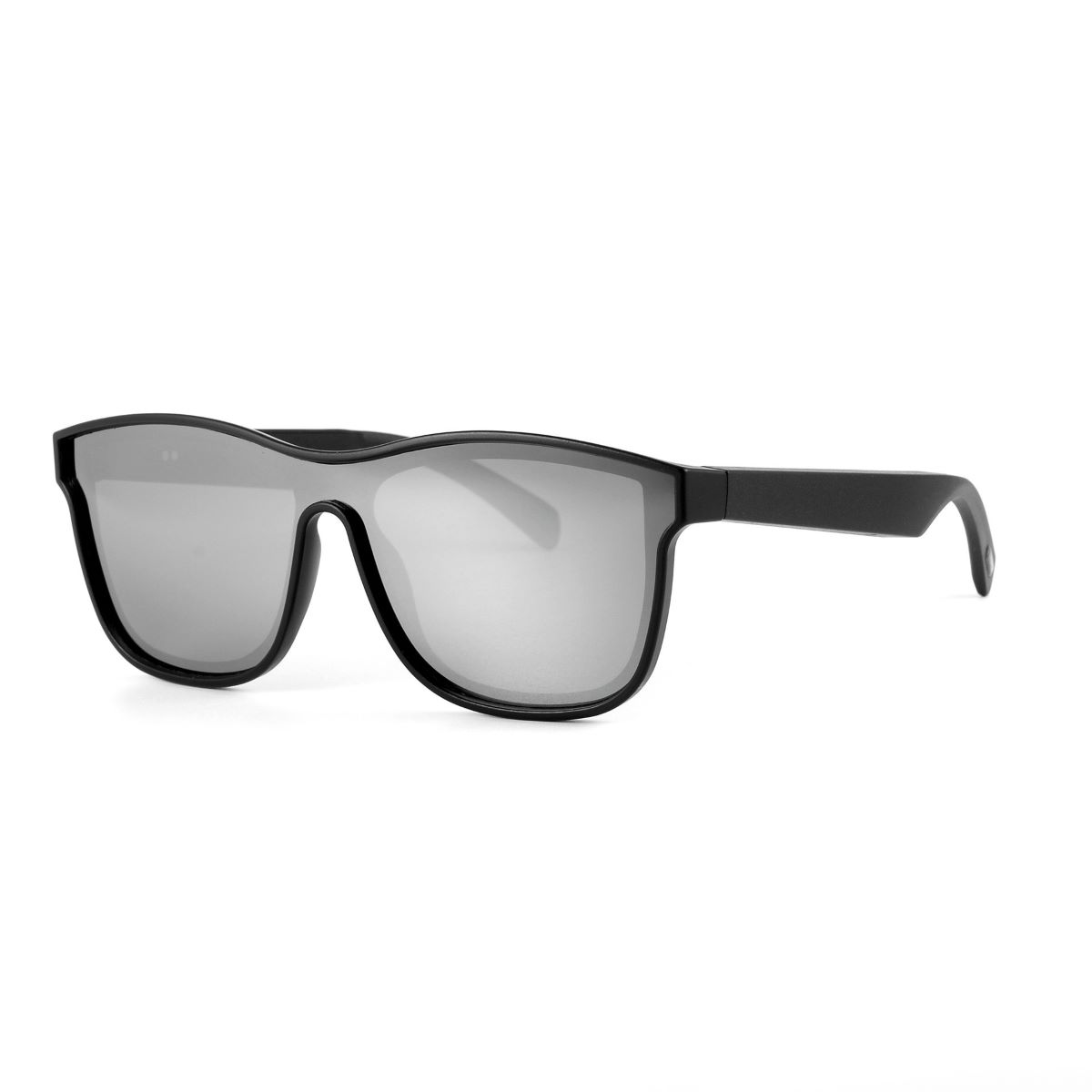 LACAMAX Silver - Bluetooth-Brille Glasses Anrufe Smart Musik Bluetooth in einem und Silber Brille