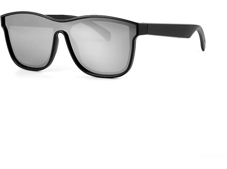 Bluetooth-Brille LACAMAX Bluetooth - Glasses Silver einem in Brille, Anrufe Musik und Silber Smart