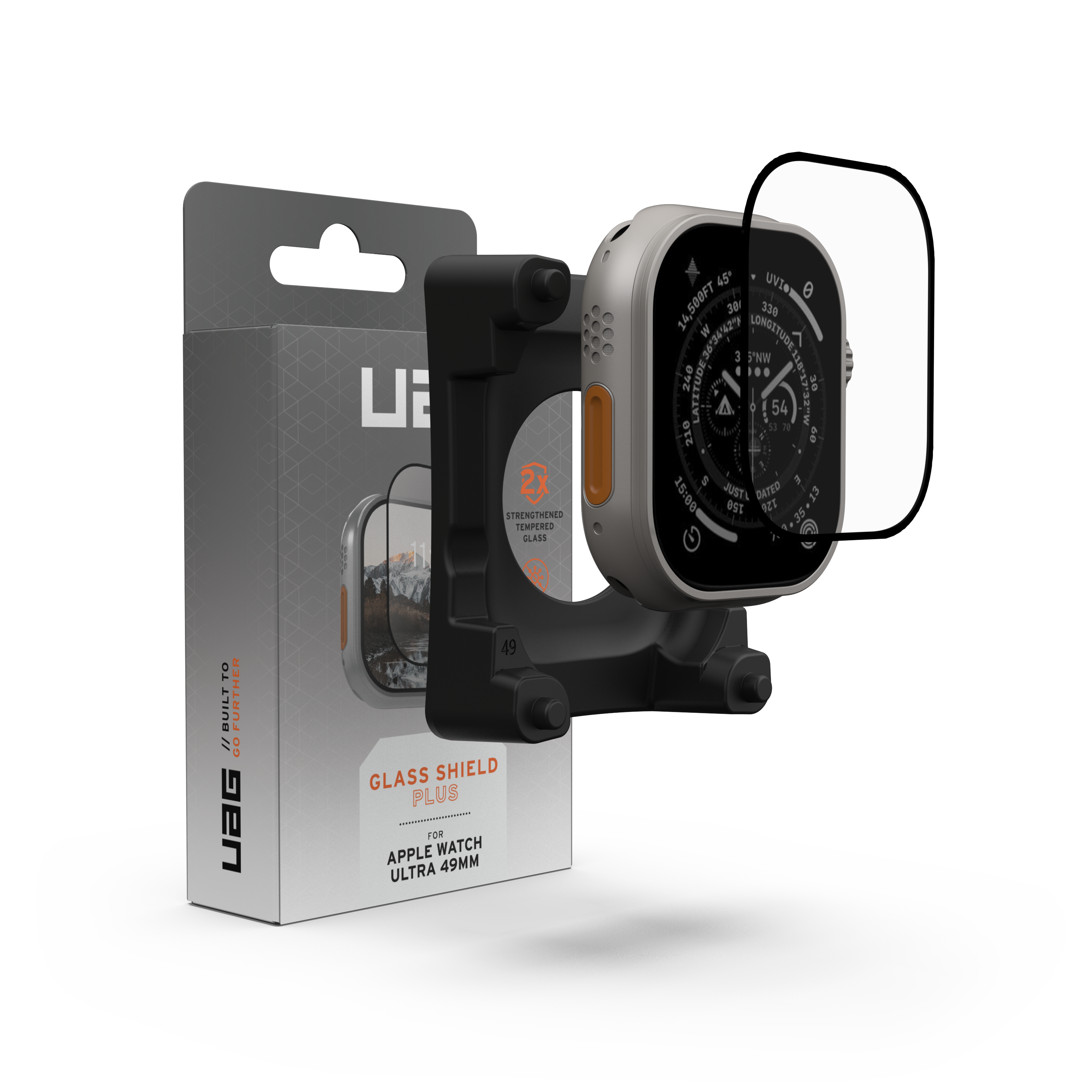 UAG Tempered Glass (49mm)) Apple Glass(für Watch Ultra Tempered