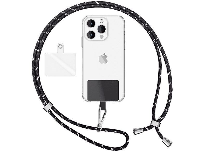 Universal Handykette Mit Verstellbarem Halsband – Abnehmbar, Diebstahlsicher, Ladekompatibel