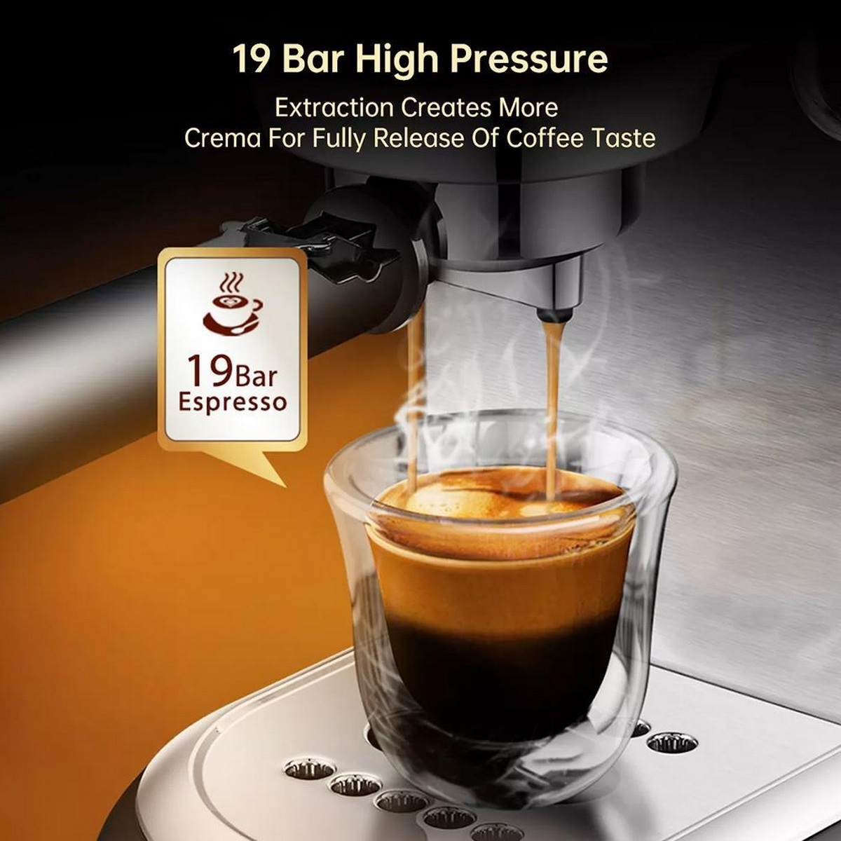 HIBREW H11 Espressomaschine Silber