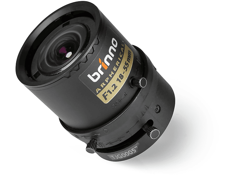 BRINNO CAMERA BCS 18-55 f1.2 (Objective for Camera für T2-Mount, Schwarz)