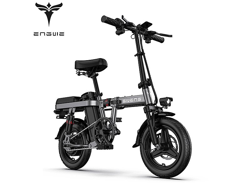 ENGWE T14 MINI EBIKE All Terrain Bike (ATB) (Laufradgröße: 14 Zoll, Unisex-Rad, schwarz) | Unisex E-Bikes