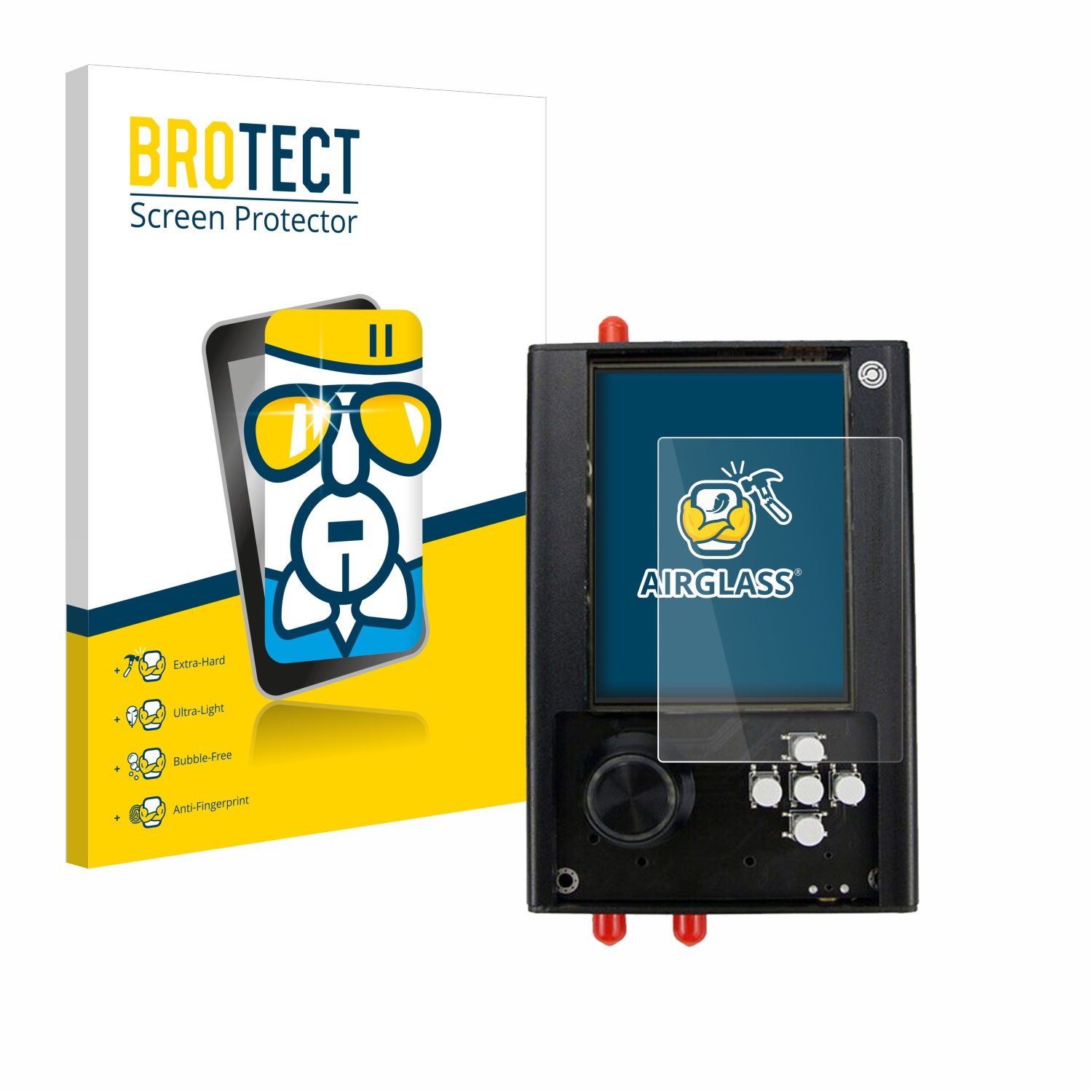 Portapack Airglass klare Schutzfolie(für H2+) BROTECT