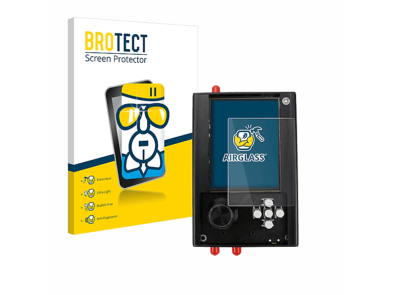 BROTECT Airglass Portapack H2+) Schutzfolie(für klare