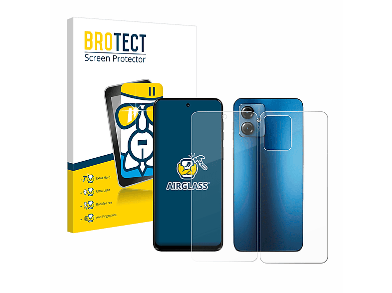 BROTECT Airglass klare Schutzfolie(für Moto G14) Motorola