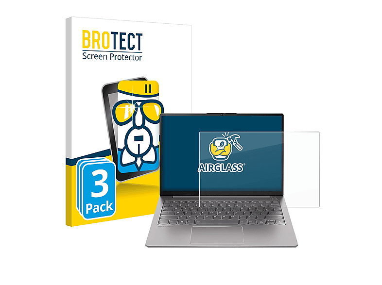 BROTECT 3x Airglass klare Schutzfolie(für 13s ThinkBook 4) Gen Lenovo