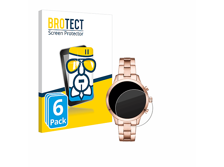 BROTECT 6x Airglass klare Schutzfolie(für Michael Kors Access Runway (41 mm))