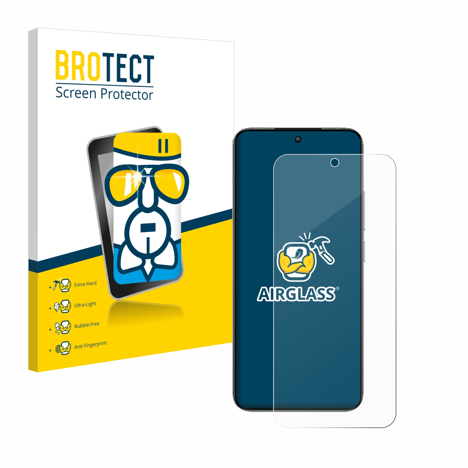 BROTECT Airglass klare 14) Schutzfolie(für Xiaomi