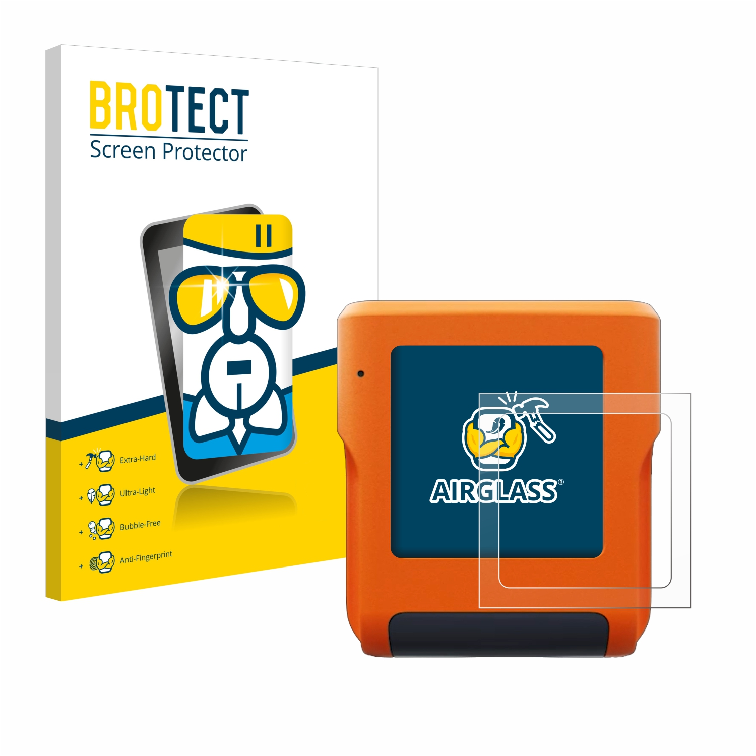 BROTECT Airglass Schutzfolie(für ProGlove Display) Mark klare