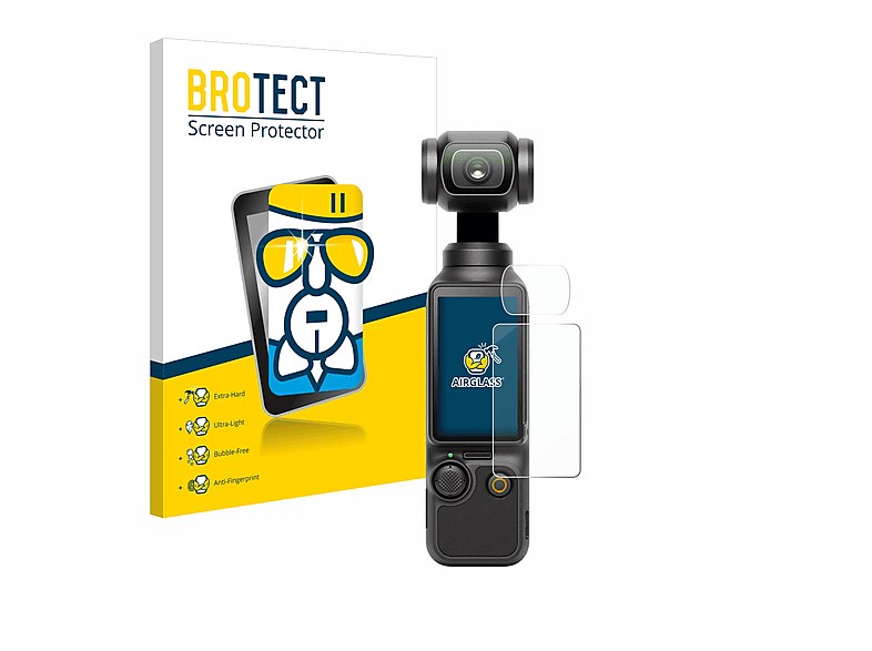 BROTECT Airglass klare Schutzfolie(für DJI Osmo Pocket 3)