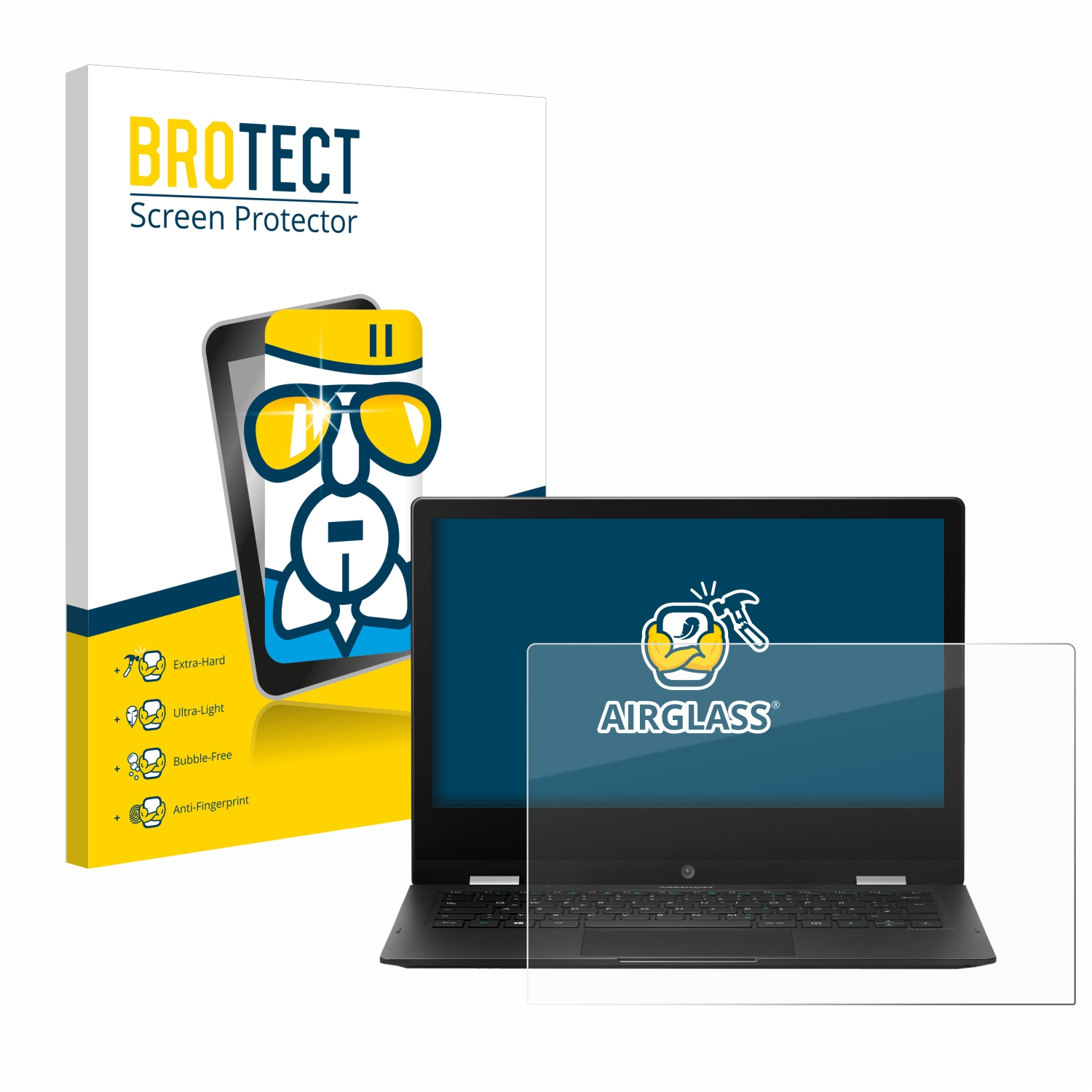 BROTECT Airglass klare Schutzfolie(für MEDION Akoya E2293)