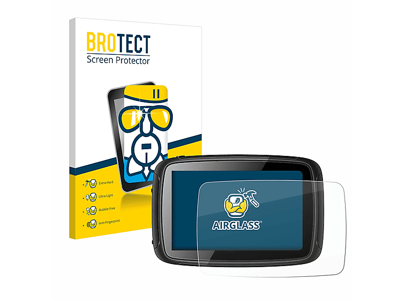 BROTECT Airglass klare Schutzfolie(für Elebest Carplay C650 5\