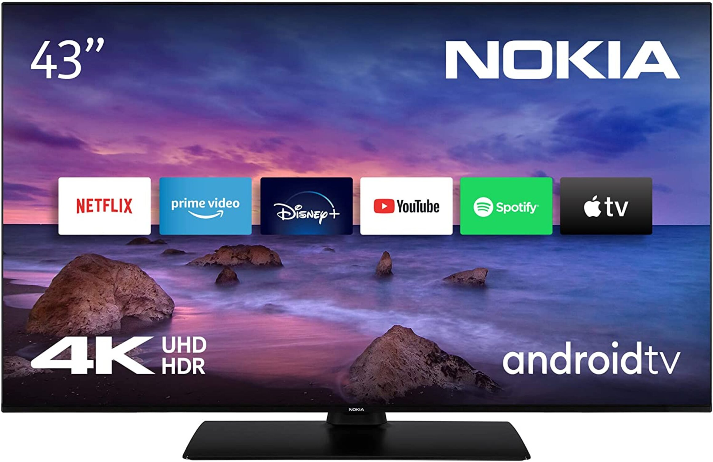 NOKIA UN43GV310 LED TV (Flat, cm, Zoll 4K, / 109 SMART UHD TV, 43 Android)
