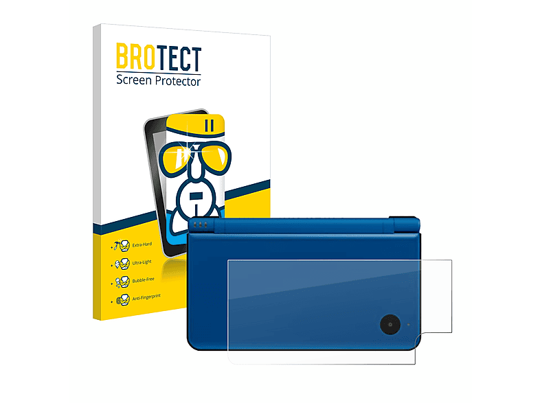 BROTECT Airglass klare Schutzfolie(für Nintendo DSi XL (Gehäuse)) | Schutzfolien & Schutzgläser