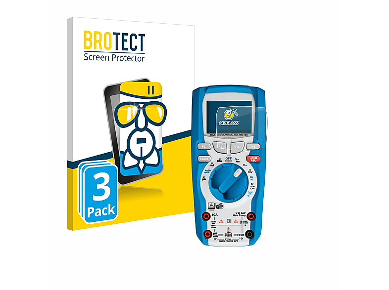BROTECT Airglass P Schutzfolie(für klare 3x 3441) PeakTech