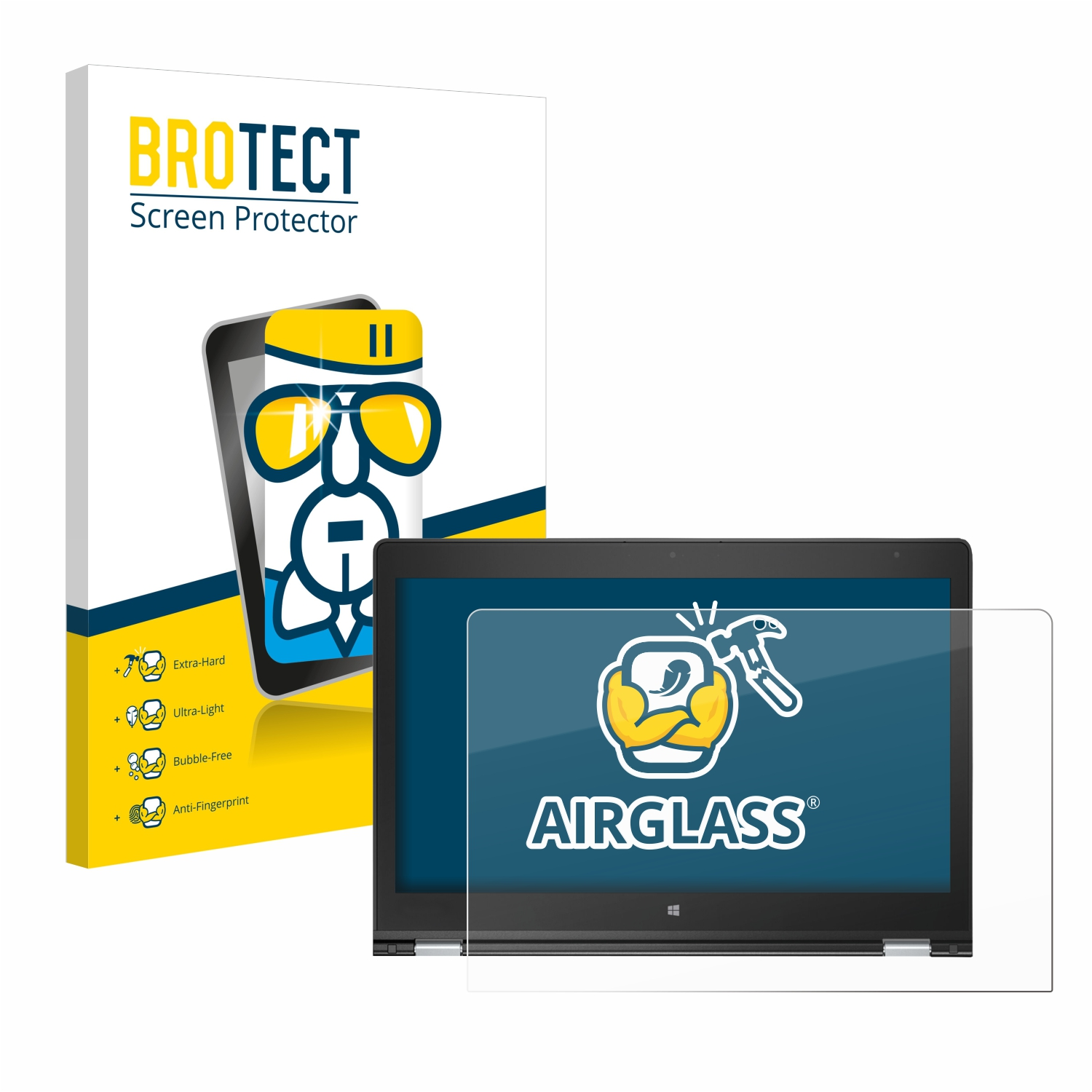 BROTECT Airglass 460) ThinkPad Yoga Schutzfolie(für klare Lenovo