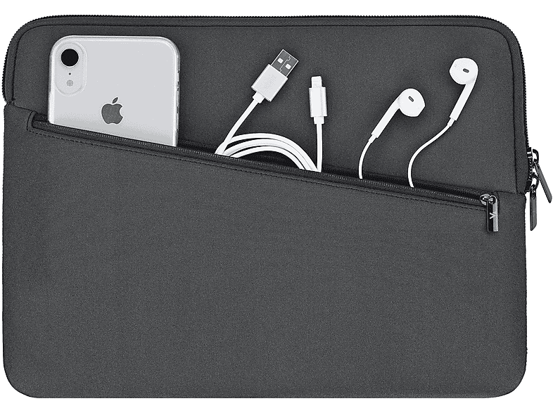 ARTWIZZ Neoprene Sleeve Pro für MacBook Pro 14 Zoll (M1/M2/M3) Notebooktasche Sleeve für Apple Neopren, Grau