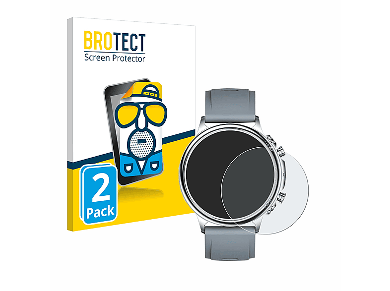 BROTECT 2x matte Schutzfolie(für Fitonme HH85) | Smartwatch Schutzfolien & Gläser