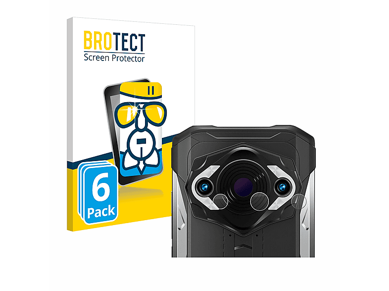 BROTECT 6x Airglass klare Schutzfolie(für S98 (NUR Kamera)) Pro Doogee