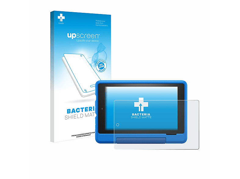 UPSCREEN antibakteriell entspiegelt matte Schutzfolie(für Amazon Fire 7 Kids Pro (2019))