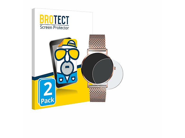 BROTECT 2x matte Schutzfolie(für Liebeskind LT-0098-MQ) | Smartwatch Schutzfolien & Gläser