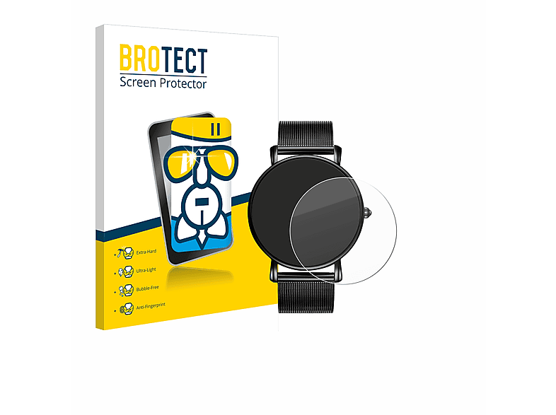 BROTECT Airglass klare Schutzfolie(für Burei Watch HDSM-19003-1)