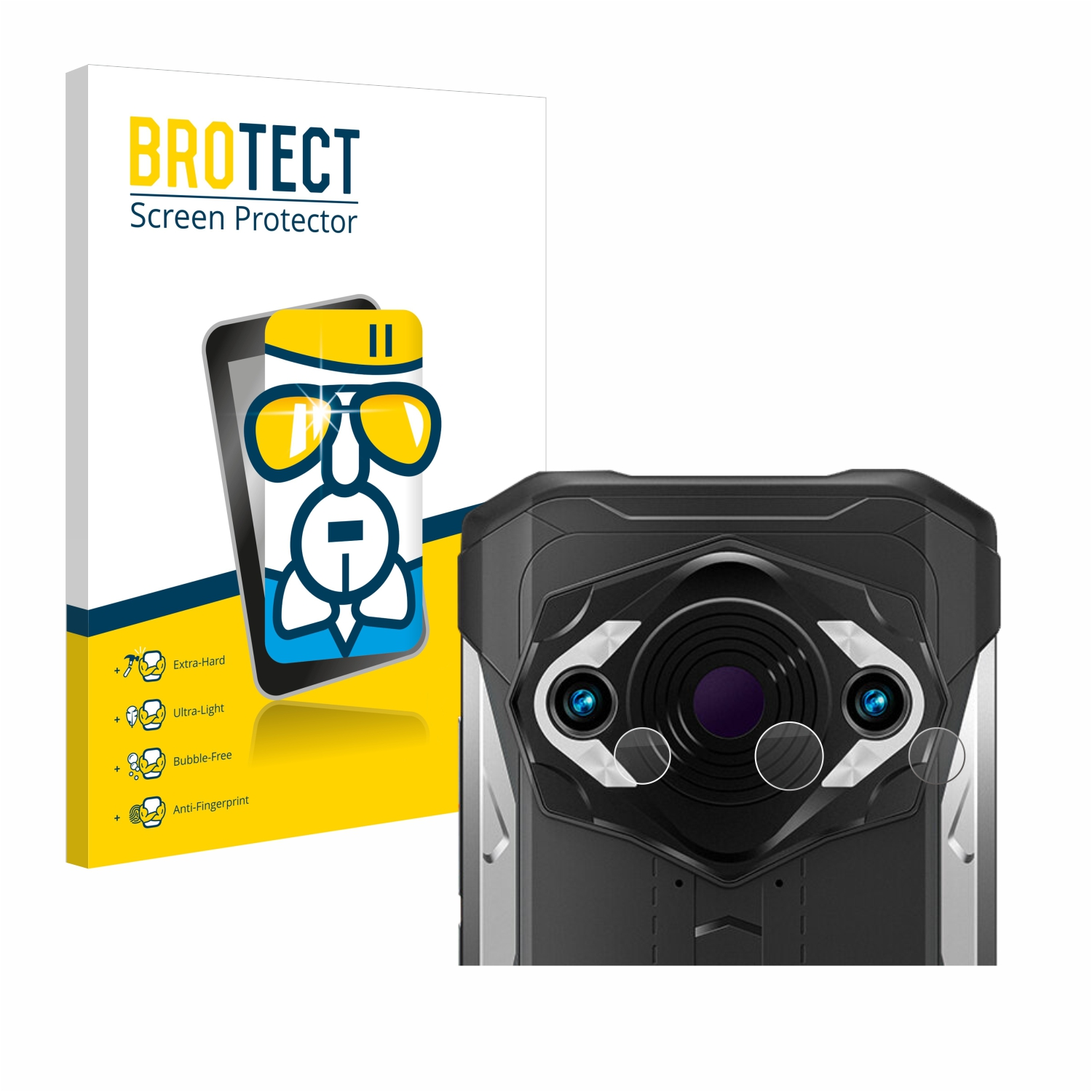 BROTECT Airglass klare Schutzfolie(für Doogee Kamera)) Pro (NUR S98