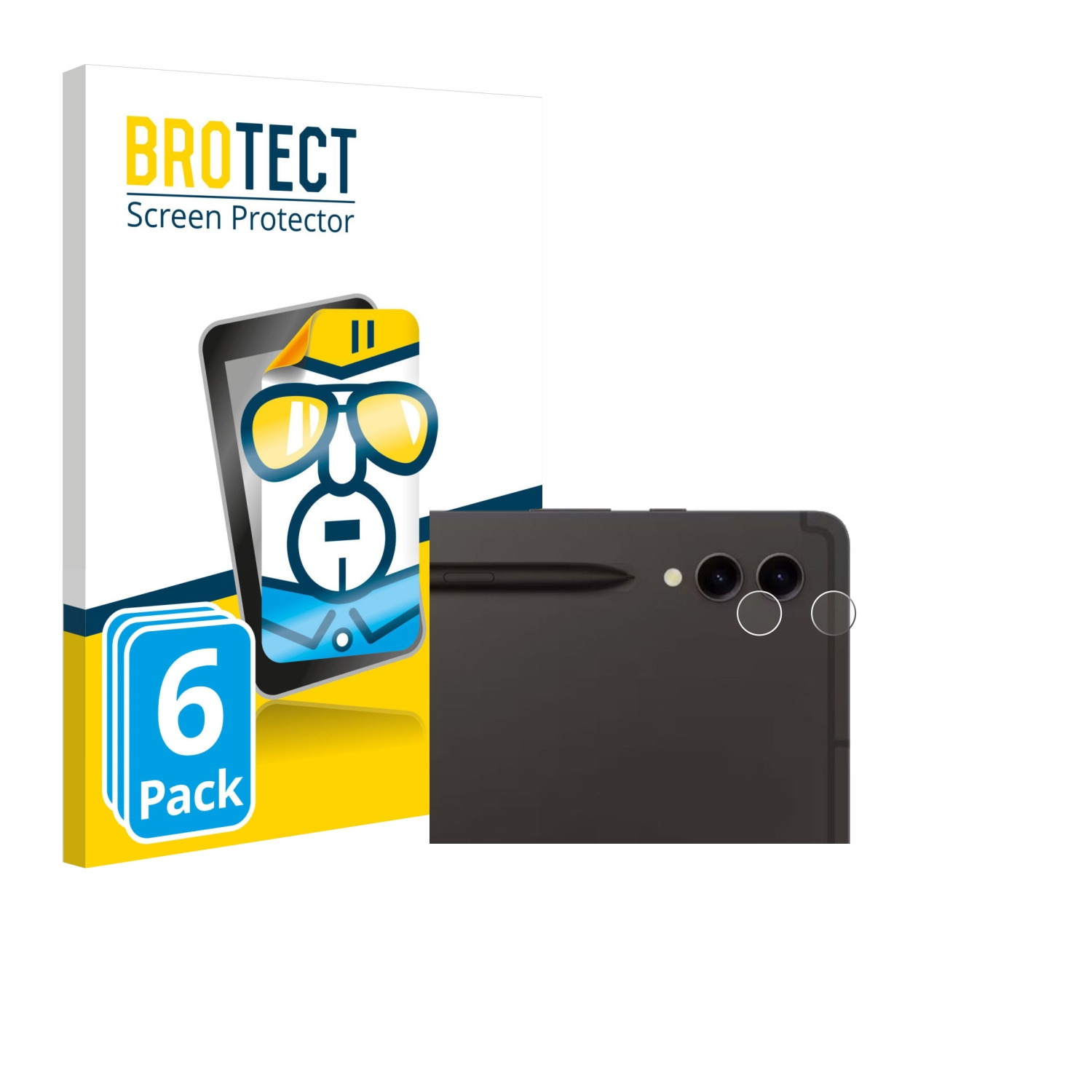 BROTECT 6x klare Tab Galaxy Schutzfolie(für Samsung Ultra 5G) S9