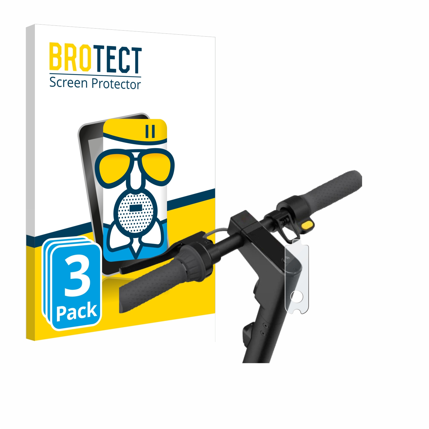 MAX matte 3x Ninebot KickScooter Airglass BROTECT G2D) Segway Schutzfolie(für