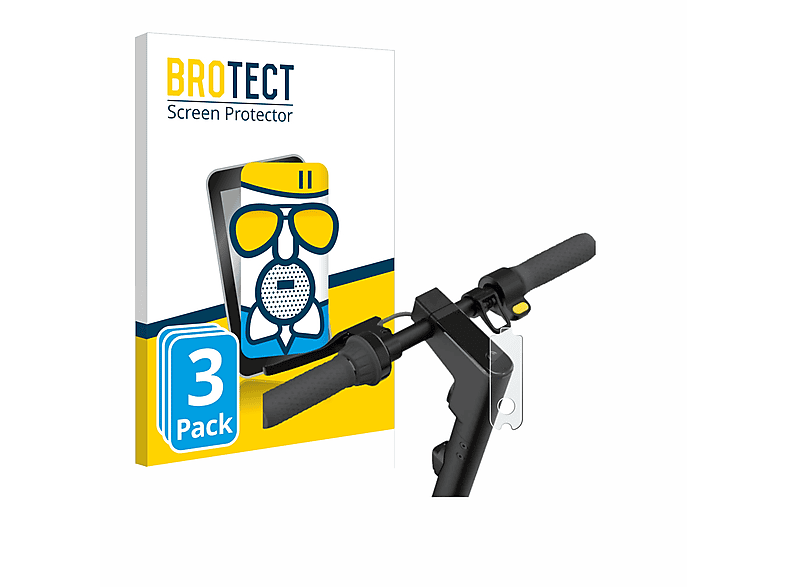 BROTECT 3x Airglass matte Schutzfolie(für Ninebot G2D) KickScooter Segway MAX