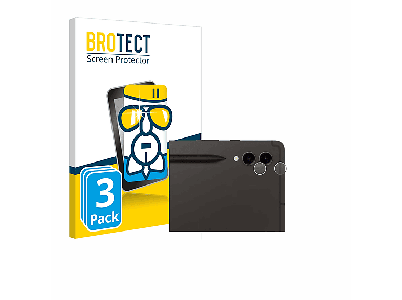 BROTECT 3x Airglass klare Schutzfolie(für Samsung Galaxy Tab S9 Ultra 5G)