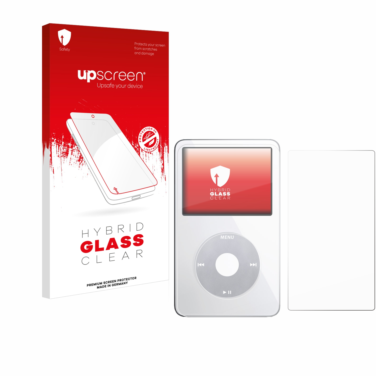 UPSCREEN klare iPod (Display+Rückseite)) Schutzfolie(für Apple Video Classic