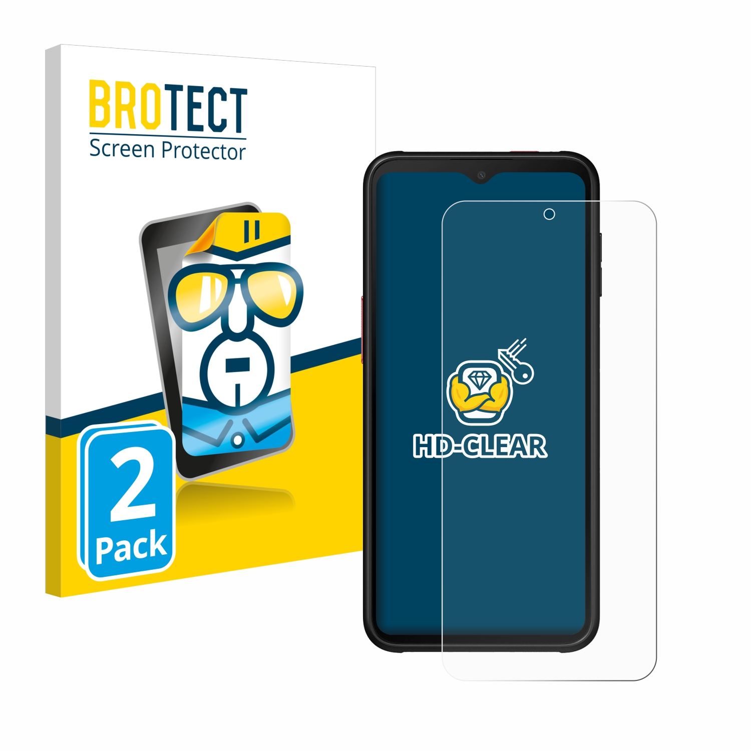 BROTECT Schutzfolie(für 6 Xcover 2x klare Galaxy Samsung Pro Enterprise Edition)