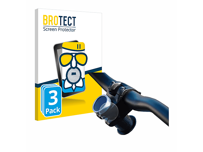 BROTECT 3x Airglass Core Schutzfolie(für Cap) matte